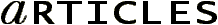 ARTICLES